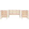 vidaXL 3 Piece Garden Lounge Set Solid Wood Pine