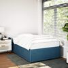 vidaXL Bed Frame without Mattress Blue 120x200 cm Velvet