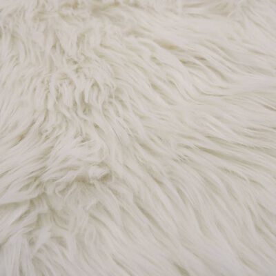 vidaXL Rug 60x90 cm Faux Sheep Leather White