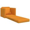 vidaXL Sofa Bed Dark Yellow 74 x 77 x 81 cm Velvet