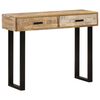 vidaXL Console Table 100x30x75 cm Solid Mango Wood