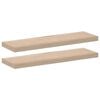 vidaXL Floating Shelves 2 pcs 80x23,5x4 cm Engineered Wood