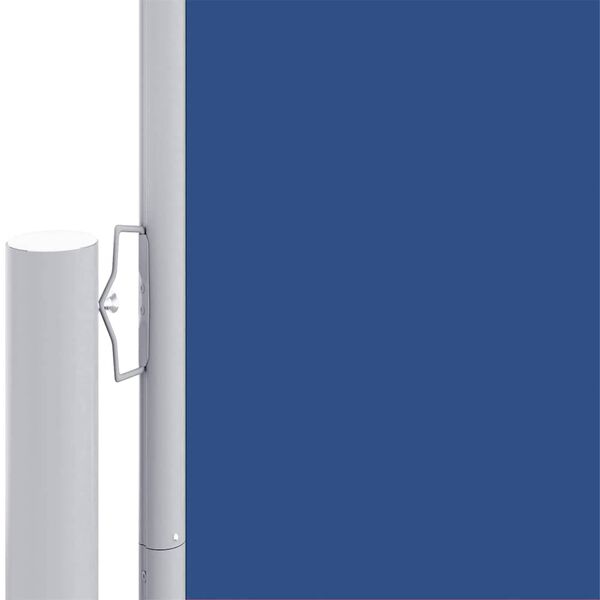 vidaXL Retractable Side Awning Blue 117x1200 cm