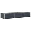 vidaXL Planter Anthracite 290 x 100 x 45 cm Galvanised Steel