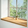 vidaXL Window Sills 2 pcs Light Brown 120x40x2 cm Solid Wood Oak