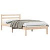 vidaXL Bed Frame Brown 215.5 x 85.5 x 69.5 cm Solid Pine Wood