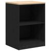 vidaXL Garage Cabinets 6 pcs Black Engineered Wood