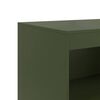 vidaXL Sideboard Olive Green 67x39x107 cm Steel