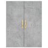 vidaXL Wall Mounted Cabinet Concrete Grey 69.5x34x90 cm
