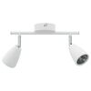 vidaXL Ceiling Spotlight White 25.5 x 8 x 15.5 cm Steel