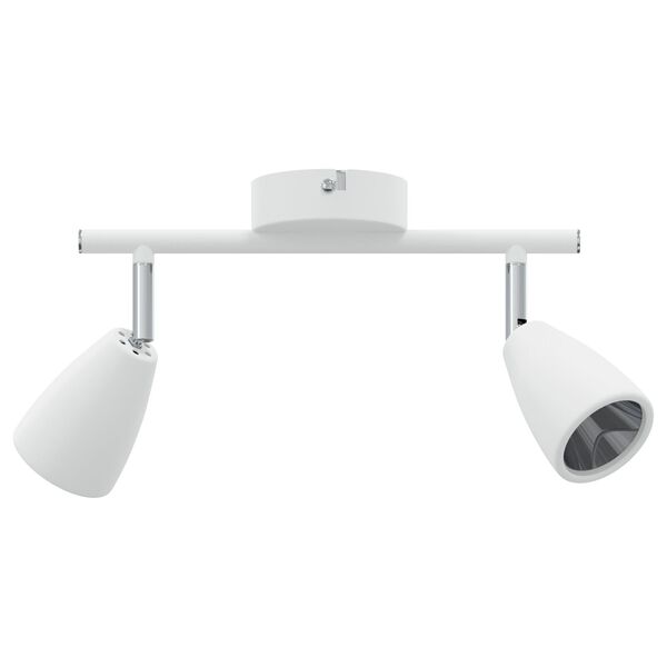 vidaXL Ceiling Spotlight White 25.5 x 8 x 15.5 cm Steel