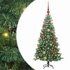 vidaXL Christmas Tree with 150 LEDs with Stand Green 120 cm PVC