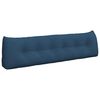 vidaXL Back Pillow Blue 180 x 24 x 50 cm Fabric