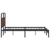 vidaXL Bed Frame without Mattress 160x200 cm Brown Oak Engineered Wood
