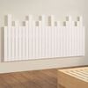 vidaXL Wall Headboard White 166x3x80 cm Solid Wood Pine