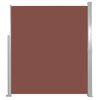 vidaXL Patio Retractable Side Awning 170x300 cm Brown