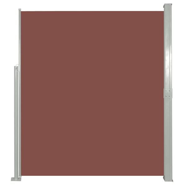 vidaXL Patio Retractable Side Awning 170x300 cm Brown