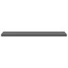 vidaXL Floating Wall Shelves 2 pcs High Gloss Grey 120x23.5x3.8 cm MDF