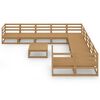 vidaXL 11 Piece Garden Lounge Set Solid Pinewood