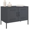 vidaXL TV Cabinet Anthracite 68x39x50.5 cm Steel
