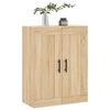 vidaXL Wall Mounted Cabinet Sonoma Oak 69.5x34x90 cm Engineered Wood