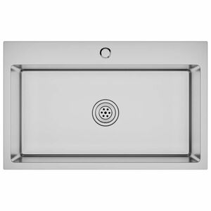 vidaXL Handmade Kitchen Sink Stainless Steel