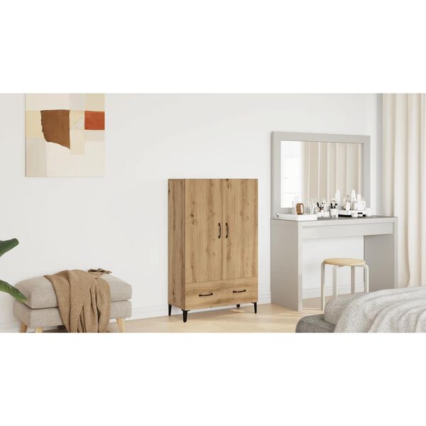 vidaXL Highboard Artisan Oak 70x31x115 cm Engineered Wood