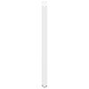 vidaXL Bar Table Legs U-Shaped 2 pcs White 60x(110-111) cm Steel