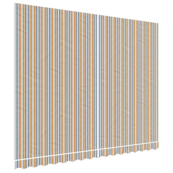 vidaXL Replacement Fabric for Awning Multicolour Stripe 4x3 m