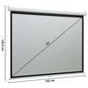 vidaXL Projection Screen 75" 4:3