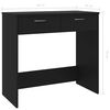 vidaXL Desk Black 80x40x75 cm Engineered Wood