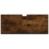vidaXL Bathroom Sink Cabinet Smoked Oak 80x33x60 cm Engineered Wood