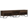 vidaXL TV Cabinet Brown Oak 180x34x41 cm Engineered Wood