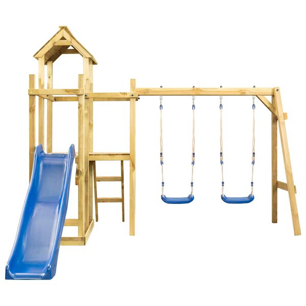 vidaXL Outdoor Playset 285x305x226.5 cm Impregnated Wood Pine
