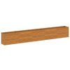 vidaXL Garden Raised Bed 482x50x69 cm Corten Steel