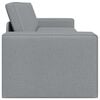 vidaXL Sofa Bed Light Grey 245 x 78 x 77 cm Velvet