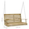 vidaXL Swing Bench 110 cm Impregnated Pinewood