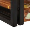 vidaXL Bedside Table 2 pcs Brown and Black Solid Reclaim wood