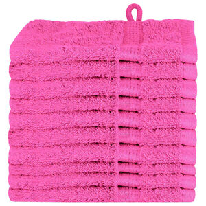 vidaXL Guest Towel SOLUND 10 pcs Pink 15 x 21 cm 550 gsm