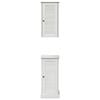 vidaXL Bathroom Furniture Set VIGO 2 pcs White and Antique White