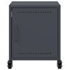 vidaXL Bedside Cabinets 2 pcs Anthracite 36x39x43.5 cm Steel