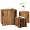 vidaXL Side Tables 3 pcs Artisan Oak Engineered Wood