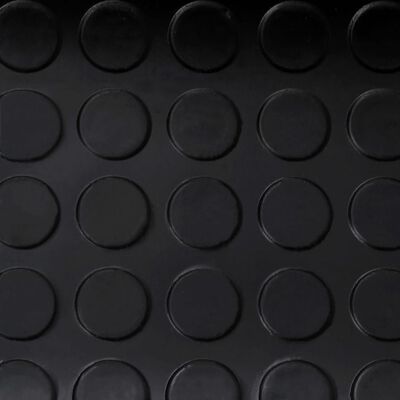 Rubber Floor Mat Anti-Slip with Dots 2 x 1 m