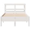 vidaXL Bed Frame without Mattress White 100x200 cm Solid Wood Pine