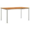 vidaXL OutdoorDiningTable Brown 150x90x75cm SolidTeakwood