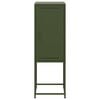 vidaXL Highboard Olive Green 36x39x107 cm Steel