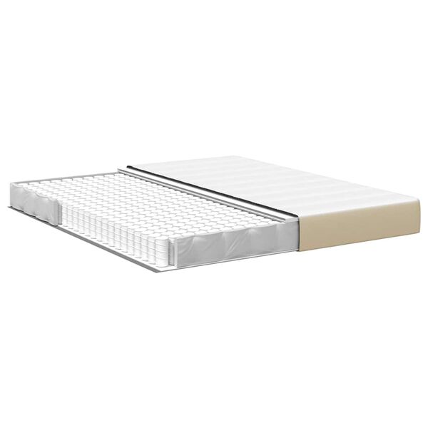 vidaXL Bed Mattress with Mattress Sage 180 x 200 cm Fabric