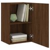 vidaXL TV Wall Cabinet Brown Oak 40.5x30x60 cm Engineered Wood