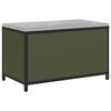 vidaXL Kitchen Storage with Shelf Olive Green 90 x 50 x 53 cm Steel