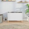 vidaXL Record Cabinet White 74.5x38x48 cm Engineered Wood